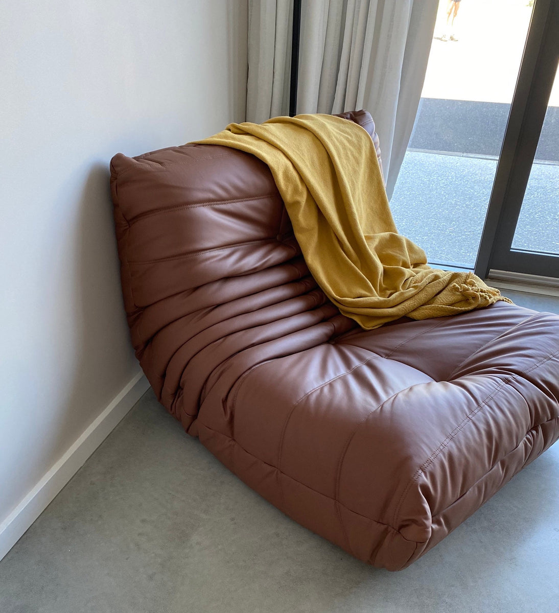 Togo Single Sofa Replica  Genuine Leather – Welcome Home