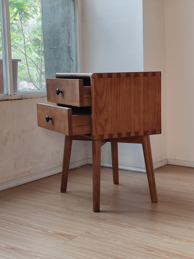 Adeline Nightstand | Ash Mid-Century