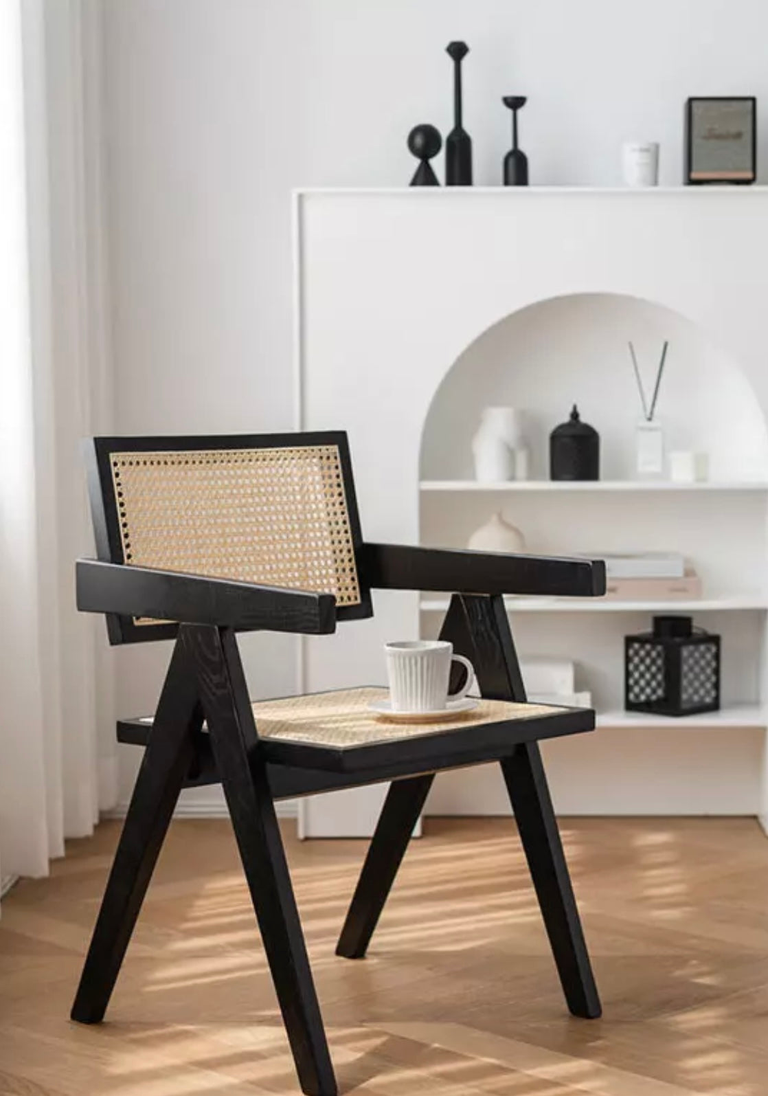Office Chair | Cherry wood Frame