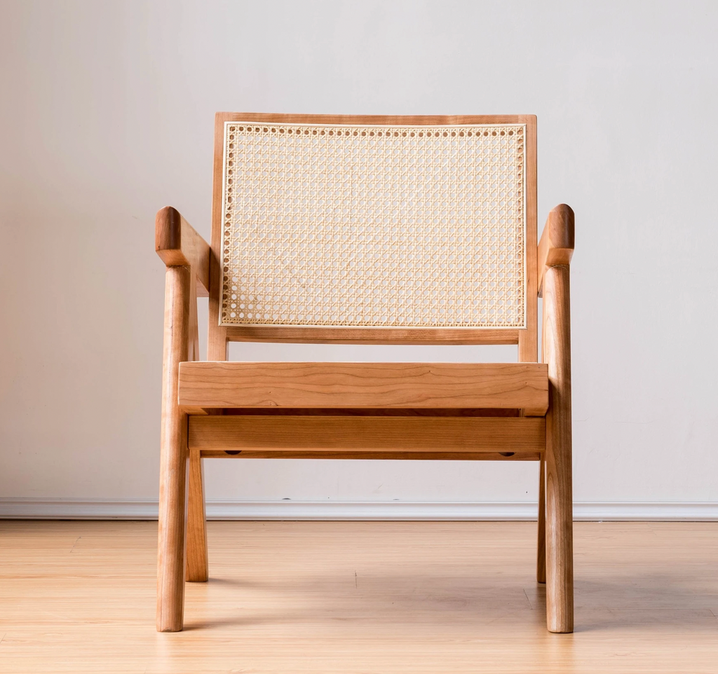 Easy Chair | Cherry Wood Frame