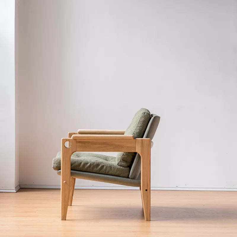 Hanson Armchair | Fabric & Ash wood