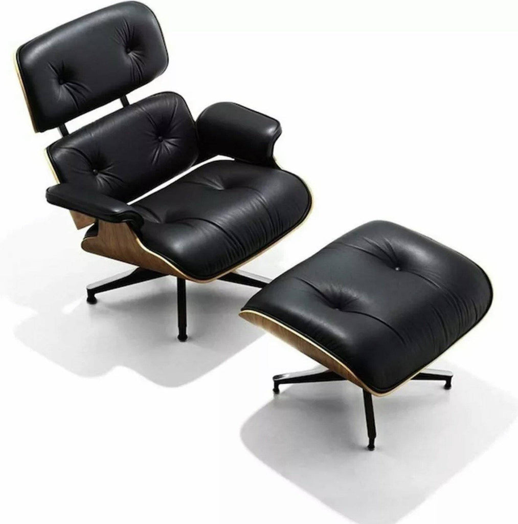 Lounge Chair | Italian Leather | Eames Lounge